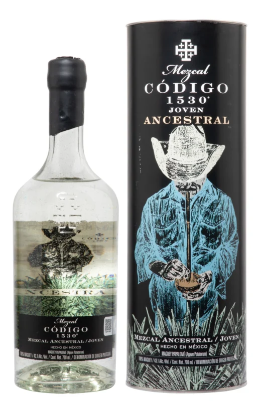 Código Joven Ancestral 100% Maguey Mezcal 43.1° 70cl