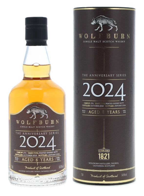 Wolfburn The Anniversary Series 2024 Single Malt Whisky 54.8° 70cl