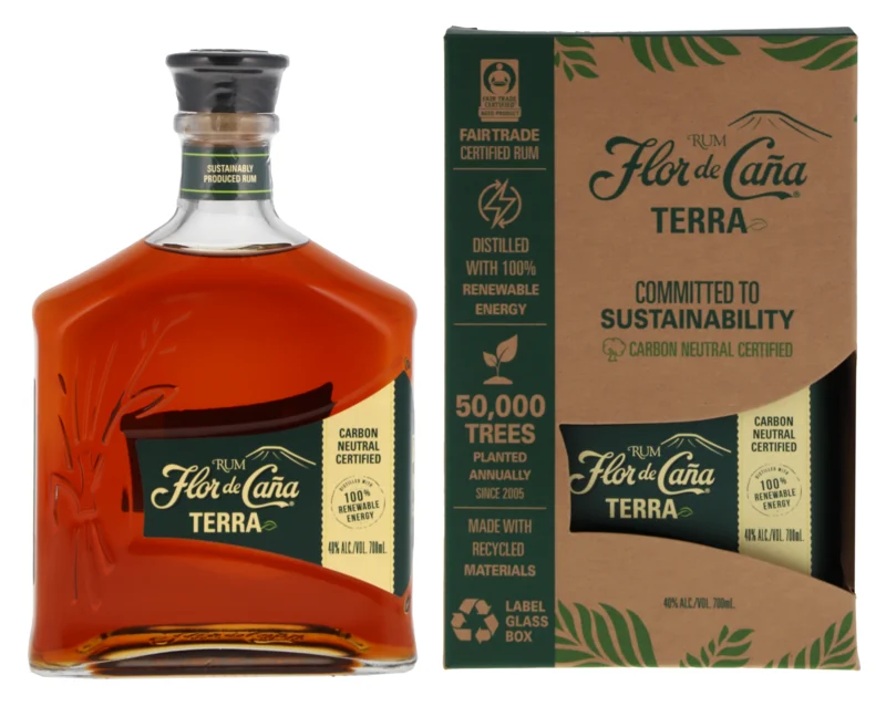 Flor de Caña Centenario TERRA 15 Años Ron 40° 70cl