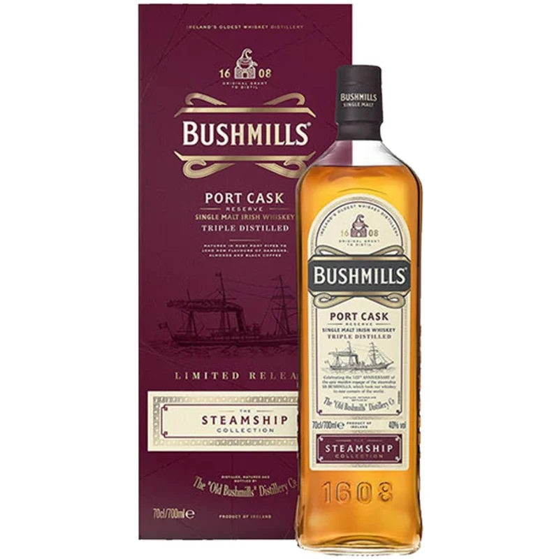 Bushmills Steamship Port Cask Irish Whiskey 40° 70cl