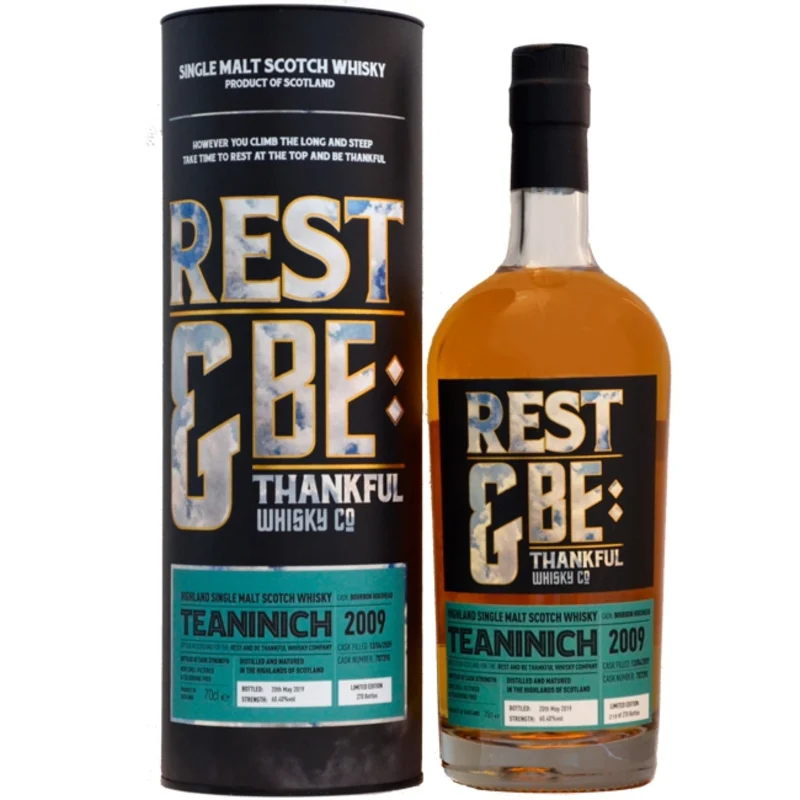 Teaninich Bottled 2019 Rest & Be Thankful 10 Years 2009 Single Malt Whisky 60.4° 70cl