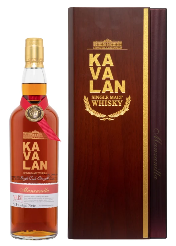 Kavalan Solist Manzanilla Sherry Single Cask Single Malt Whisky 57.8° 70cl