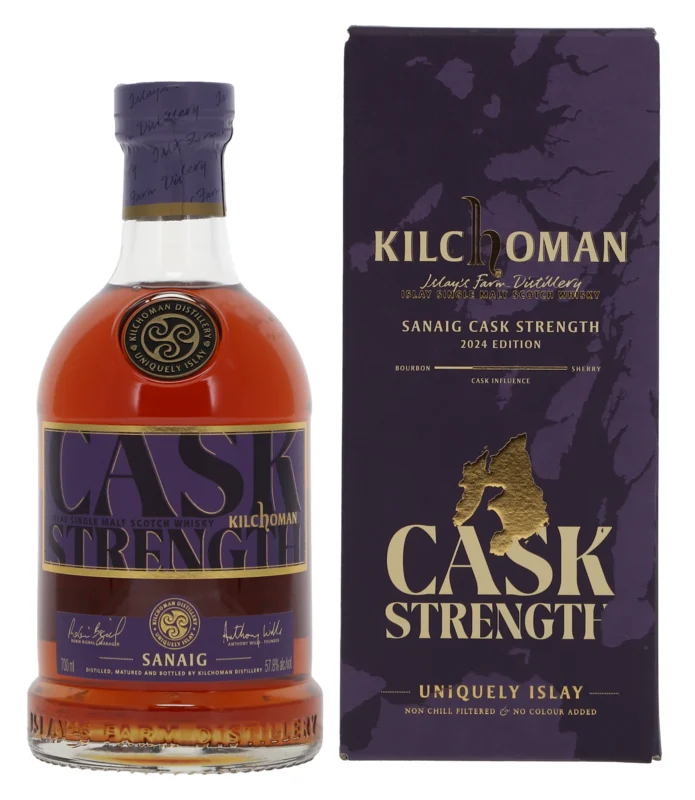 Kilchoman Sanaig Cask Strength Islay Single Malt Scotch Whisky 57.8° 70cl