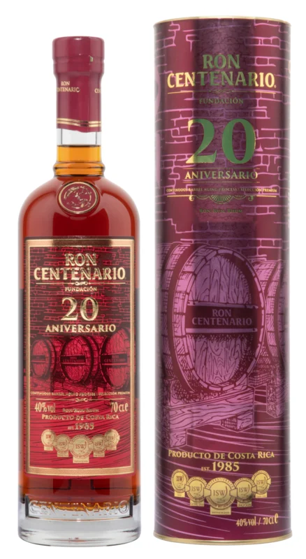 Centenario Centenario Solera Fundacion 20 Años Ron 40° 70cl