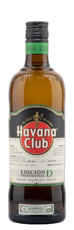 Havana Club Edicion Profesional D Fresh & Aromatic White Rum 40° 70cl