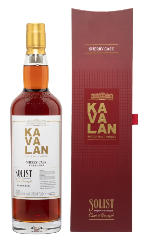 Kavalan Solist Sherry Cask Strength Single Malt Whisky 55.6° 70cl