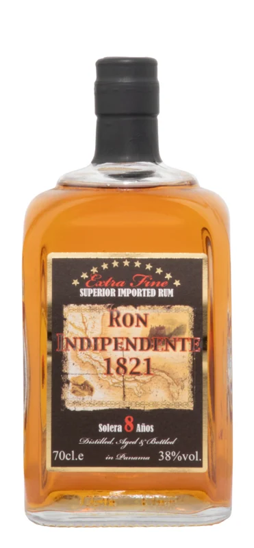 Indipendente 1821 Solera 8 Años Ron 38° 70cl