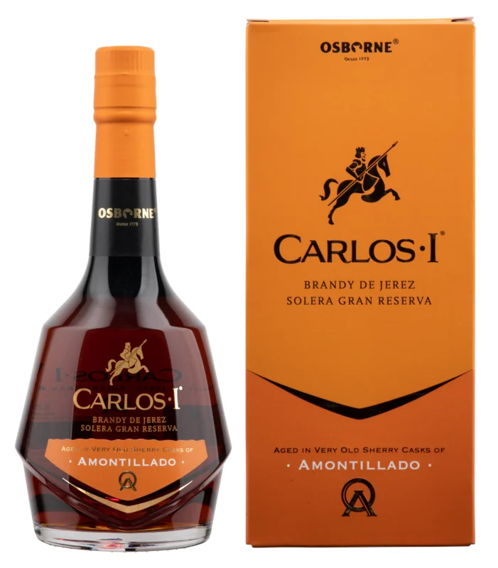 Osborne Carlos I Amontillado Solera Gran Reserva Brandy 40.3° 70cl