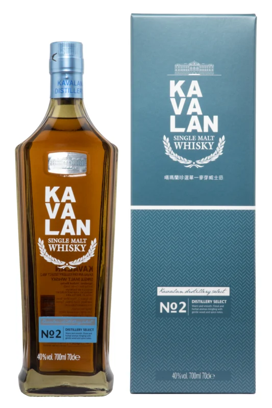 Kavalan Distillery Select No 2 Single Malt Whisky 40° 70cl