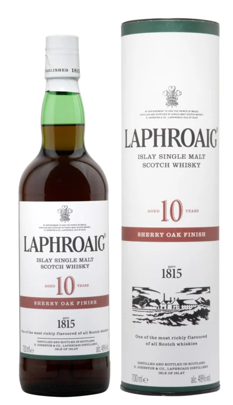 Laphroaig Sherry Oak Finish 10 Years Islay Single Malt Scotch Whisky 48° 70cl
