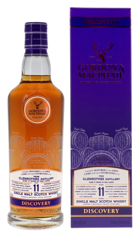 Glenrothes Gordon & Macphail Discovery Label 11 Years Speyside Single Malt Scotch Whisky 43° 70cl