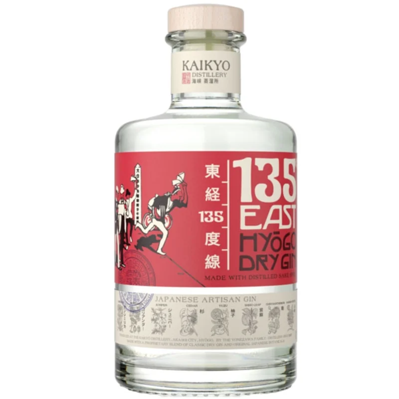 Hyogo 135° East Dry Gin 42° 70cl