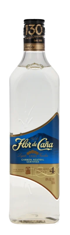 Flor de Caña Extra Seco 4 Años Ron 40° 70cl