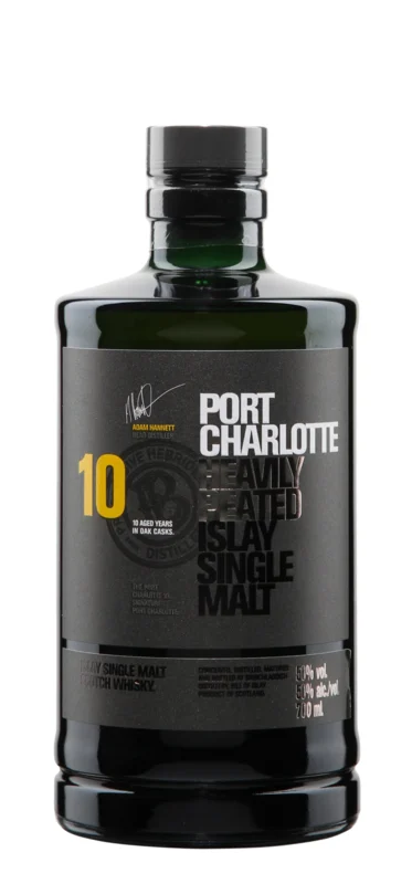 Bruichladdich Port Charlotte Heavily Peated 10 Years Islay Single Malt Scotch Whisky 50° 70cl