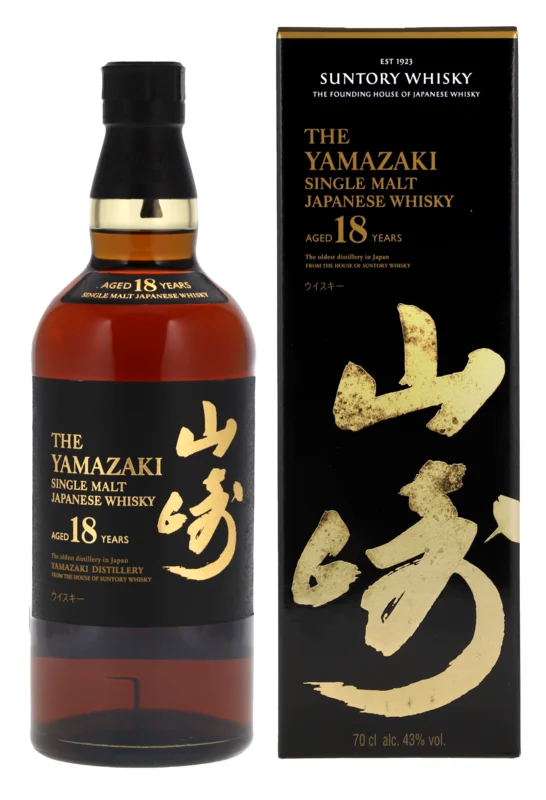 Suntory The Yamazaki 18 Single Malt Whisky 43° 70cl