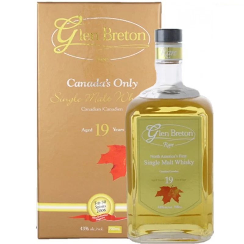 Glen Breton Rare 19 Years Canadian Single Malt Whisky 43° 70cl