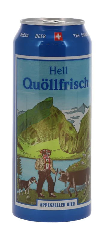 Appenzeller Bier Quöllfrisch Hell Dose DO 4.8° 50cl