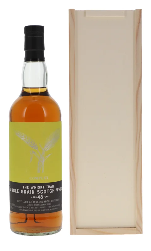 Invergordon The Whisky Trail 48 Years 1974 Single Grain Scotch Whisky 2022 42.6° 70cl