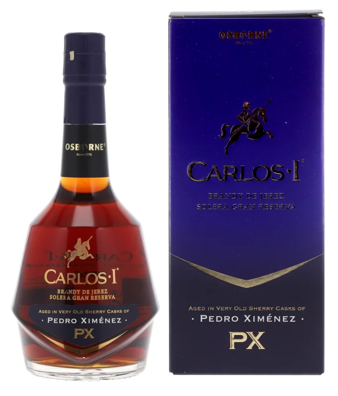 Osborne Carlos I Pedro Ximenez Solera Gran Reserva Brandy 40.3° 70cl