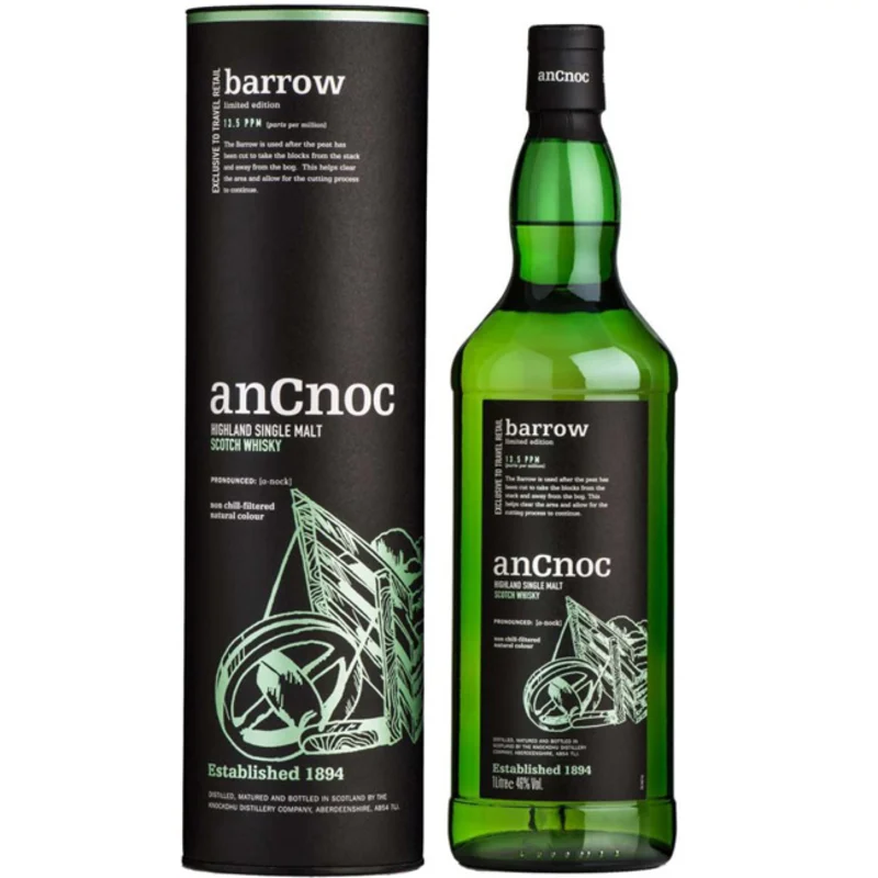 AnCnoc Barrow Highland Single Malt Scotch Whisky 46° 1l