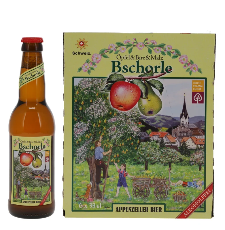 Appenzeller Bier Bschorle Alkoholfrei EW 0.05° 33cl