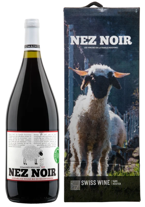 Domaine Rouvinez Nez Noir rouge 2020 Valais AOC BIO BIO 13.5° 1.5l