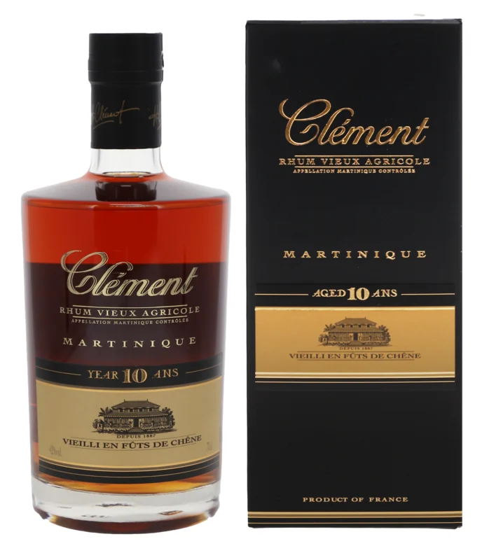 Clément 10 Ans Rhum Vieux Agricole 42° 70cl