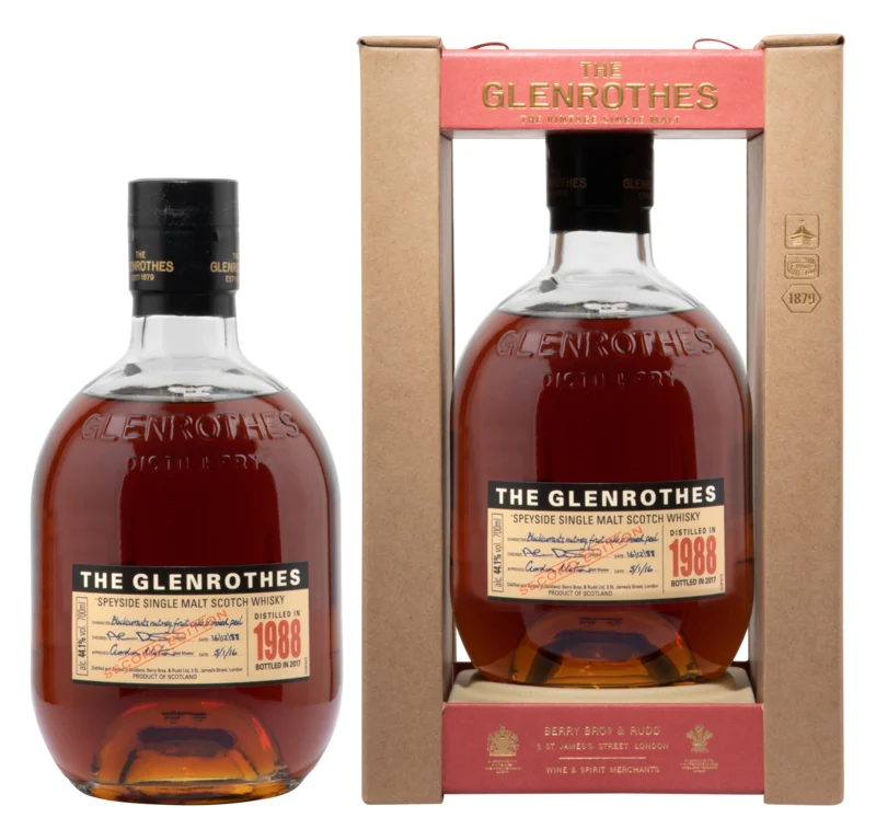 Glenrothes Vintage 2nd Edition 1988 Speyside Single Malt Scotch Whisky 44.1° 70cl