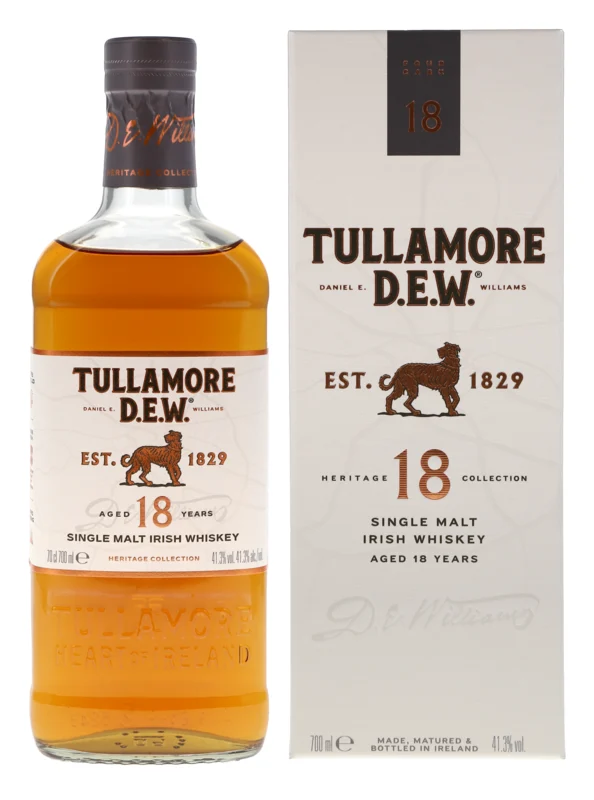 Tullamore Dew 18 Years Single Malt Irish Whiskey 41.3° 70cl