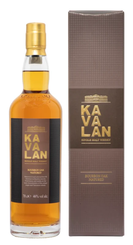 Kavalan Bourbon Oak Matured Single Malt Whisky 46° 70cl
