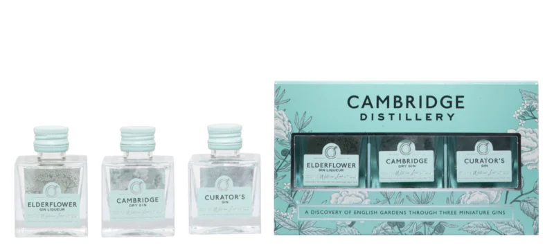 Cambridge Distillery Trio Pack Taste-Box 34.5° 15cl