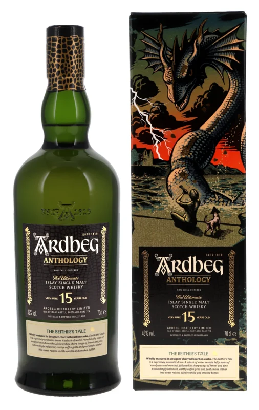 Ardbeg Anthology The Beithir's Tale 15 Years Single Malt Whisky 46° 70cl