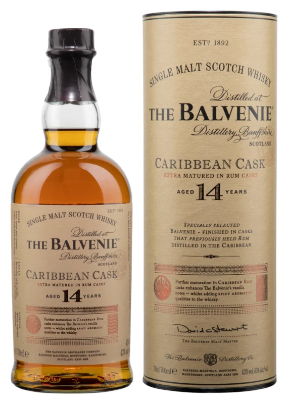 Balvenie Caribbean Cask 14 Years Single Malt Scotch Whisky 43° 70cl