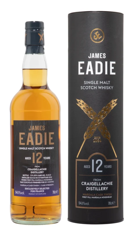 Craigellachie James Eadie 12 Years Single Malt Scotch 54.1° 70cl