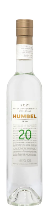 Humbel Roter Gravensteiner Nr. 20 2021 Fruchtbrand 43° 50cl