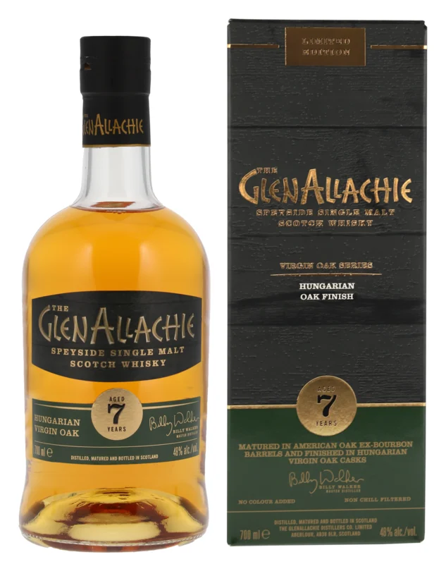 Glenallachie Hungarian Virgin Oak 7 Years Speyside Single Malt Scotch Whisky 48° 70cl