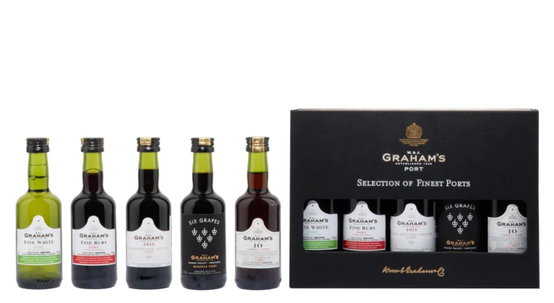 Graham's Selection of Finest Ports 5 x 5 cl Taste-Box 19.8° 25cl