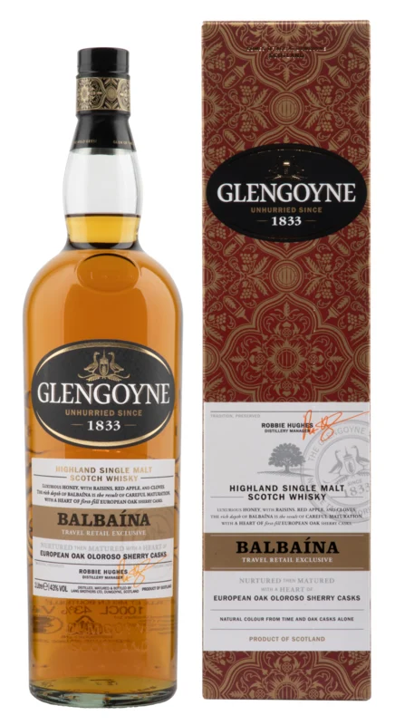 Glengoyne Balbaina European Oak Oloroso Sherry Casks Hihgland Single Malt Sctoch Whisky 43° 1l