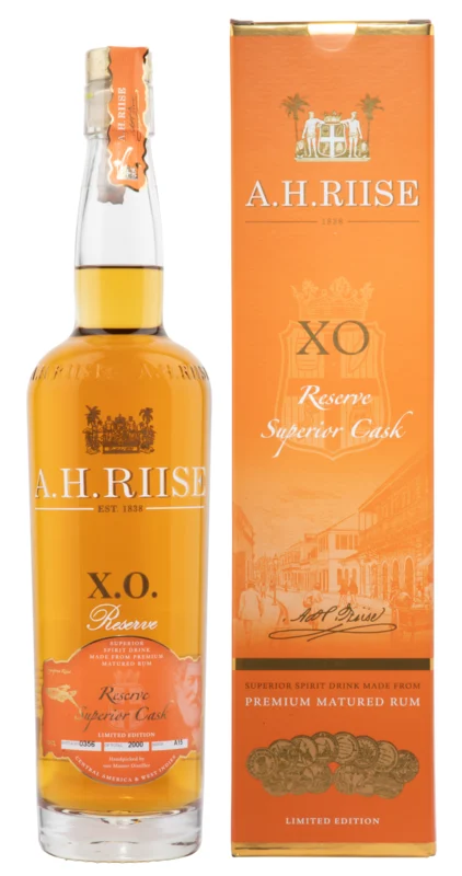 A.H. Riise XO Reserve Superior Cask Rum Based Spirit Drink 40° 70cl