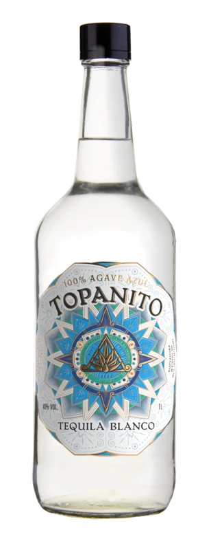Topanito Blanco 100% Agave Tequila 40° 1l