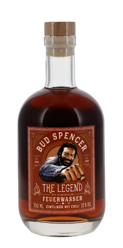 Bud Spencer The Legend Feuerwasser Zimtlikör mit Chili 33° 70cl