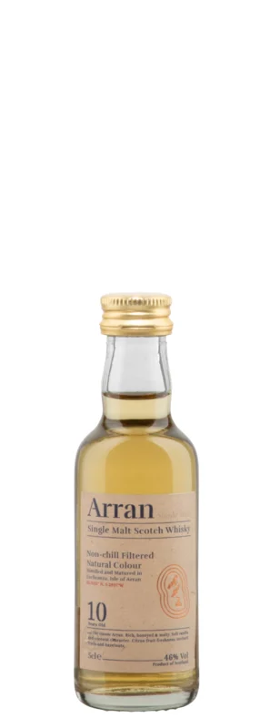 Arran Non Chill-Filtered 10 Years Single Malt Whisky 46° 5cl