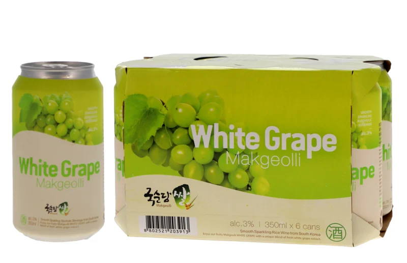 Kooksoondang Rice Makgeolli White Grape 3° 35cl