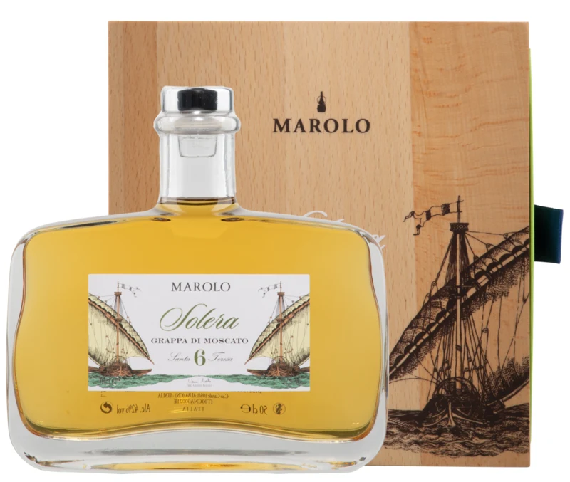 Marolo Moscato Solera 6 Anni Grappa 42° 50cl