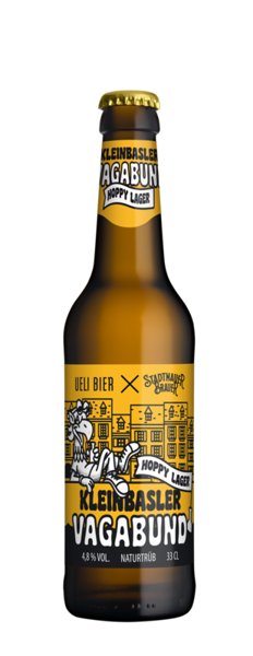 Brauerei Fischerstube Ueli Bier X Stadtmauer Brauer Kleinbasler Vagabund HA 24 x MW 4.8° 33cl