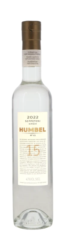 Humbel Kirsch Seppetoni Nr. 15 2022 Fruchtbrand 43° 50cl