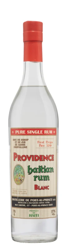 Distillerie de Port au Prince Providence Blanc First Drops Nov. 2019 Pure Single Rum 57° 70cl