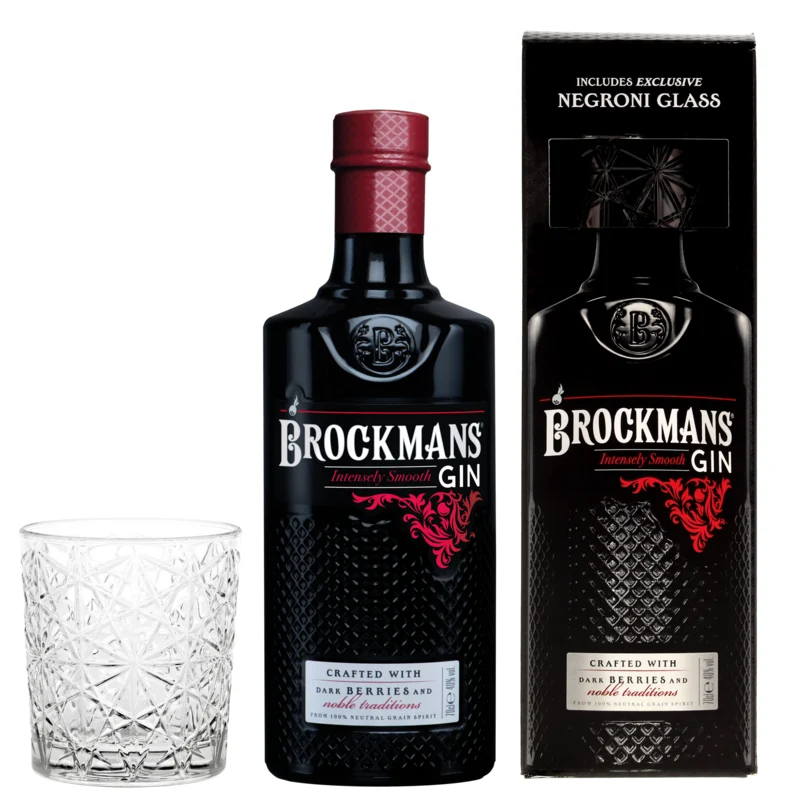 Brockmans Set mit Glas Premium Gin 40° 70cl