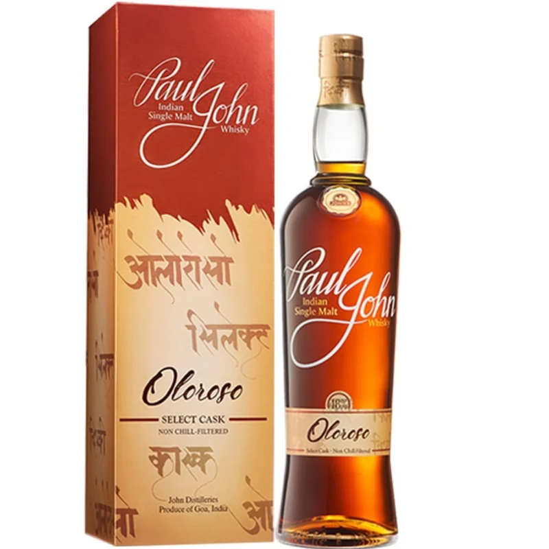Paul John Oloroso Select Cask Single Malt Whisky 48° 70cl