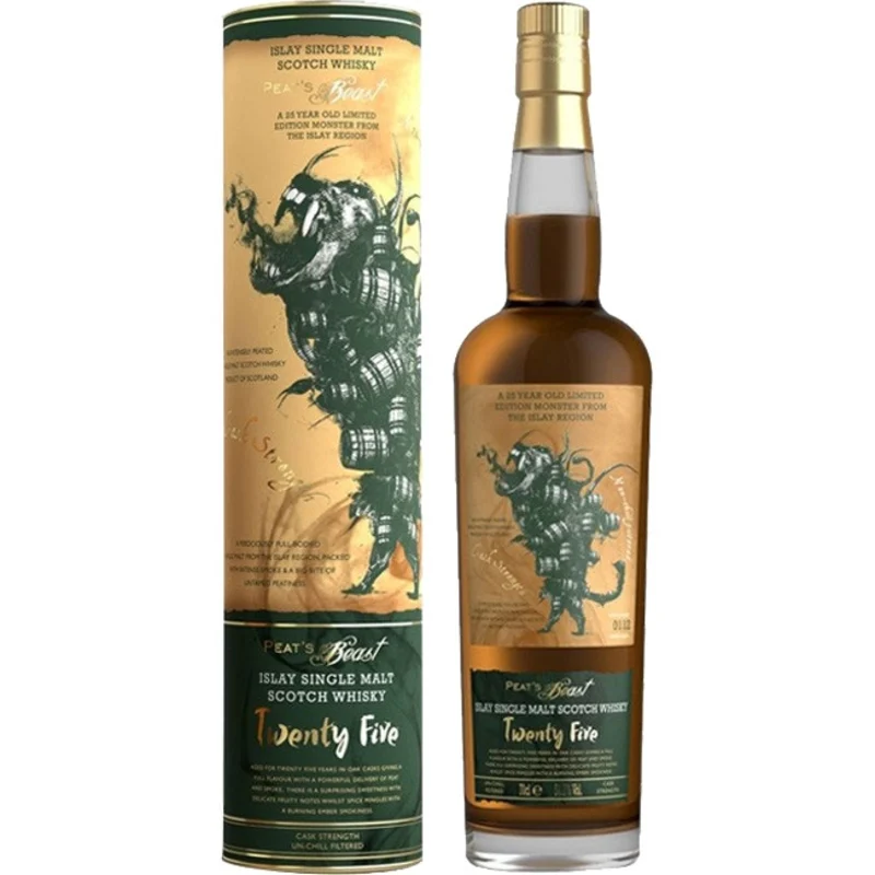 Peat's Beast Cask Strength Twenty Five 25 Years Single Malt 52.2° 70cl